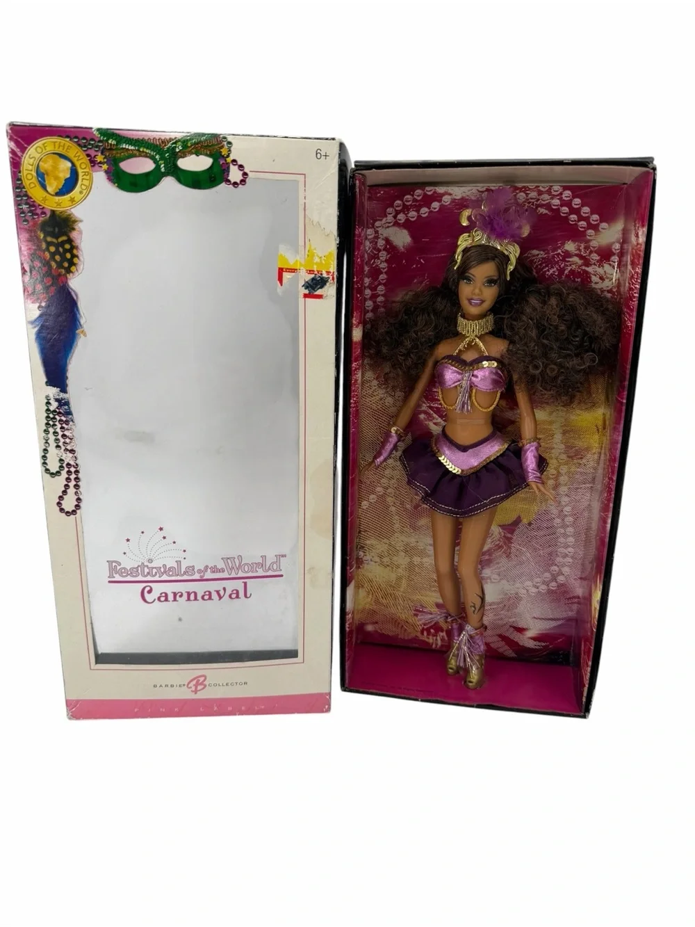 Mattel Barbie Collector Pink Label Festivals of the World Carnaval New Sealed.